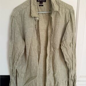 Michael Kors Beige Linen Shirt
